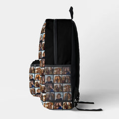 6 Photo - All Over Pattern - black white Printed Backpack