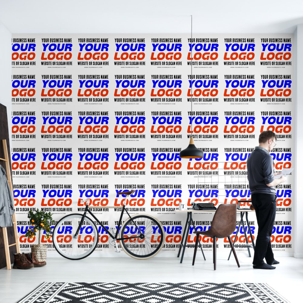 Custom Business Logo, Name, Website, Slogan Wallpaper