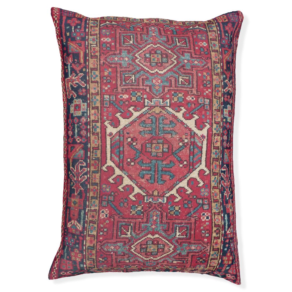 Elegant Oriental Antique Persian Rug Pet Bed