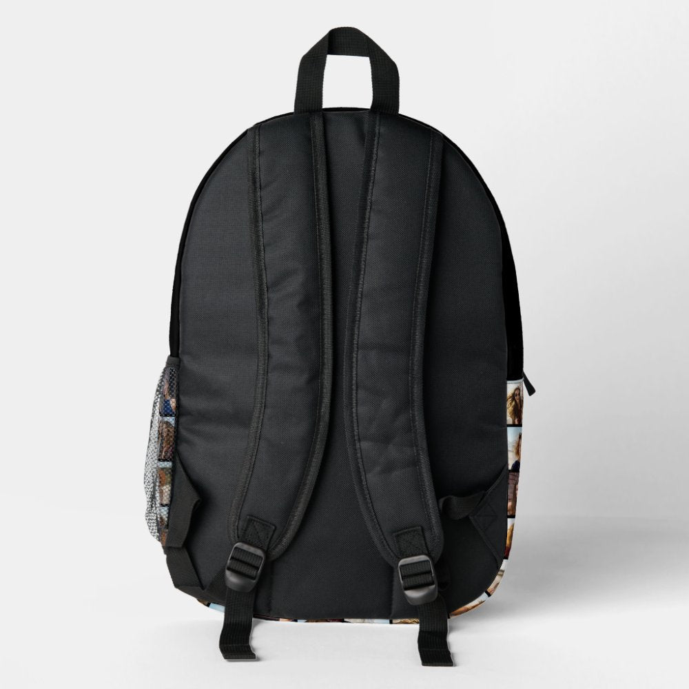 6 Photo - All Over Pattern - black white Printed Backpack
