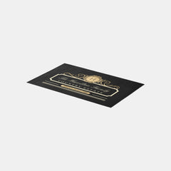 Elegant Family Home Gold Black Rug