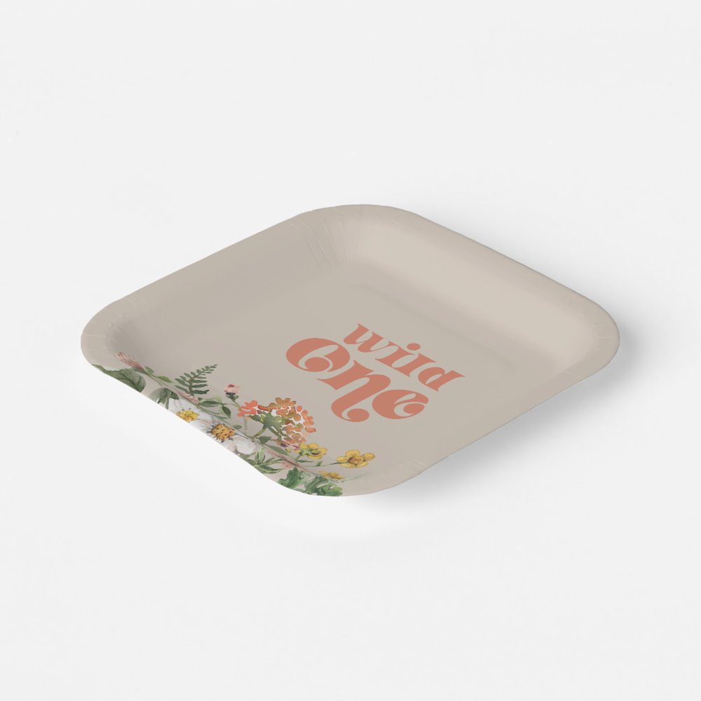 Wildflower Party Paper Plates