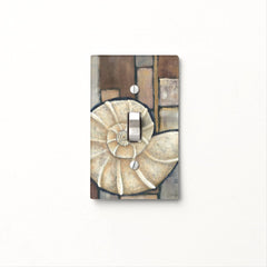 Abalone Shell Light Switch Cover