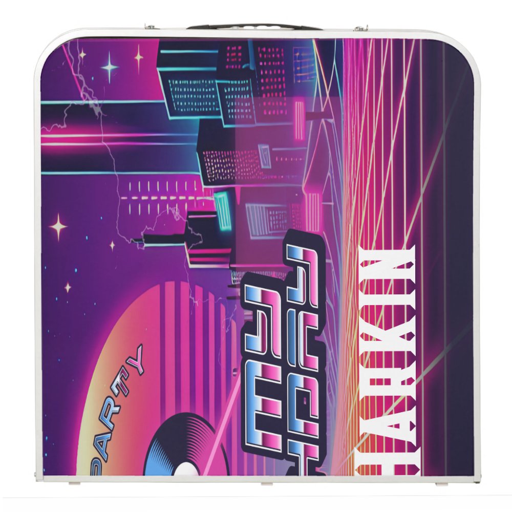 Rockin Vaporwave Party Beer Pong Table