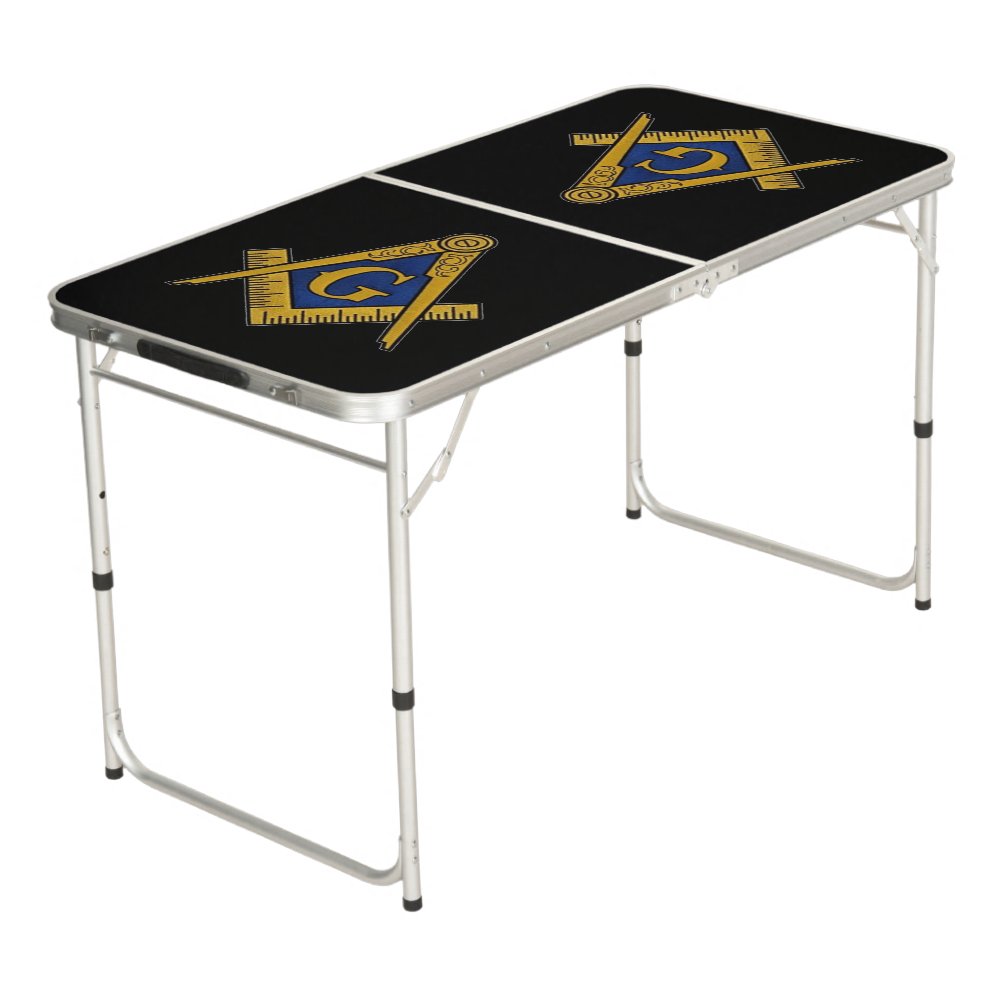 Freemason Party BBQ Masonic Freemasonry Beer Pong Table