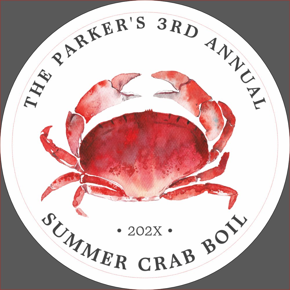 Crimson Crab | Crab Boil Event Bottle Opener