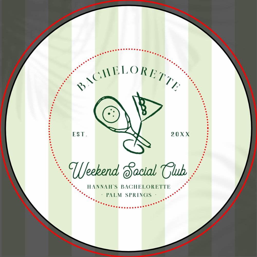 Pickleball Country Club | Bachelorette  Paper Plates