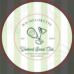 Pickleball Country Club | Bachelorette  Paper Plates