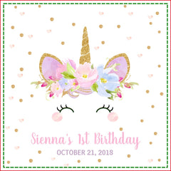 Unicorn Birthday Party Paper Napkins Serviettes