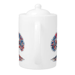 Patriotic Tree for America's 250th anniversary Teapot