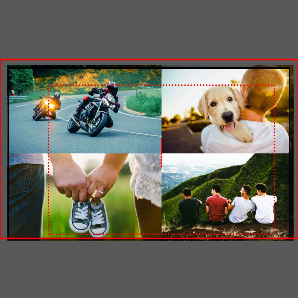 Your 8 Photo Pillowcase Double Sided Template