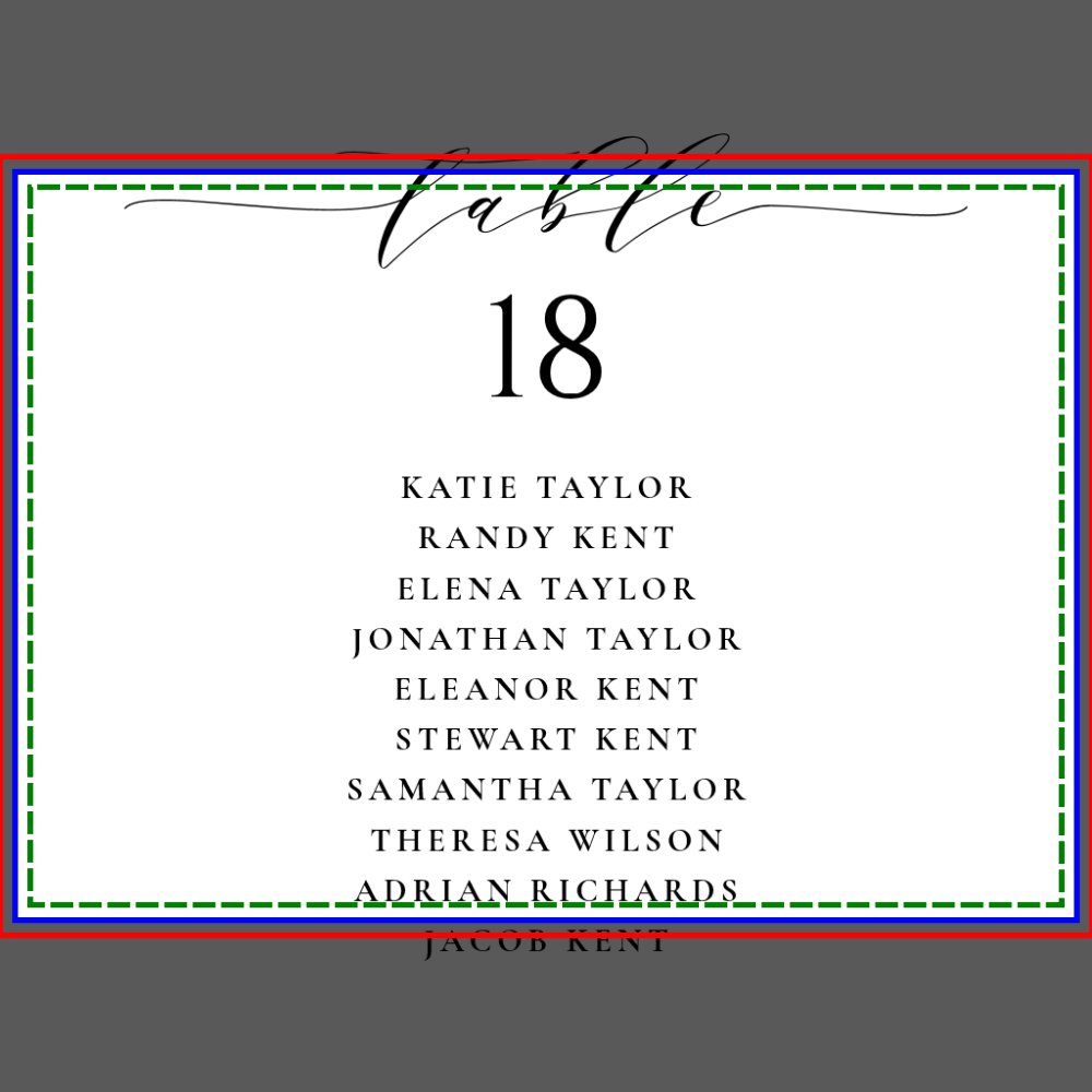 Black Minimalist Script Wedding Table Seating Invitation