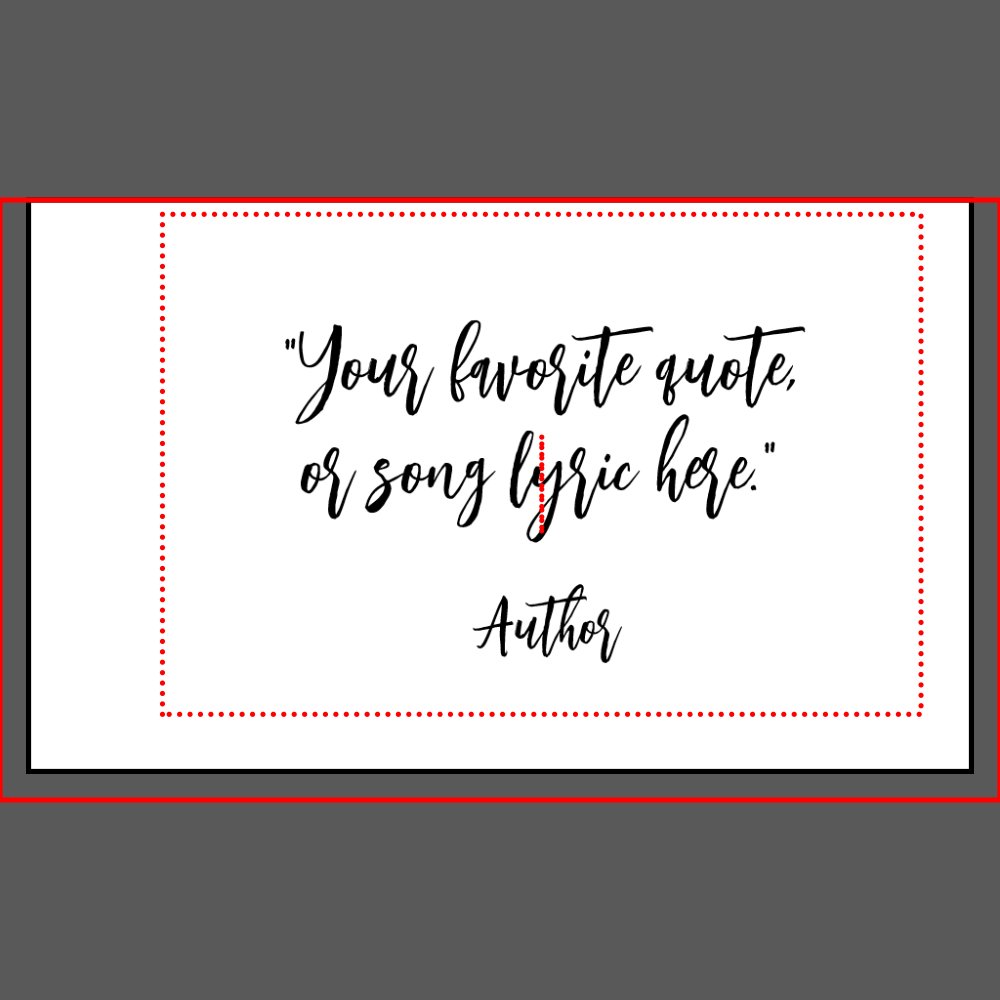 Create Your Own Calligraphy Quote Pillow Case