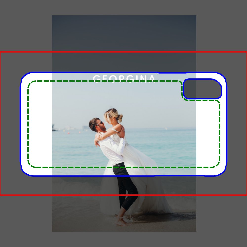 Personalized Wedding Photo and Name Case-Mate iPhone Case