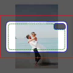 Personalized Wedding Photo and Name Case-Mate iPhone Case