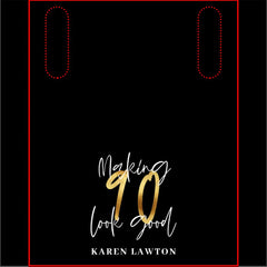 Making 90 look good gold birthday favor box