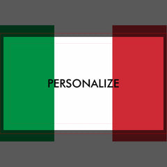 Custom Italian flag table place card holders