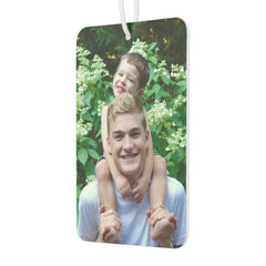 Two-sided custom photo car air freshener