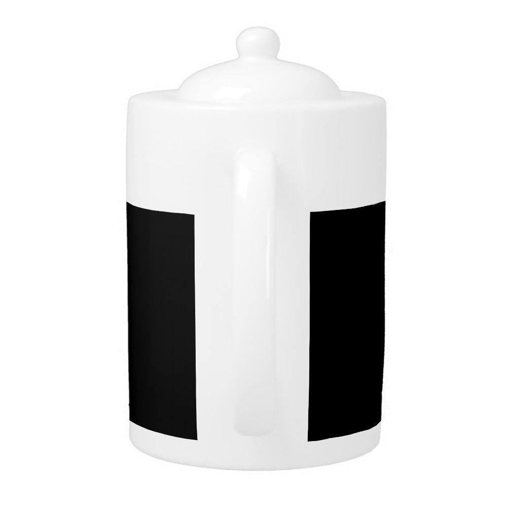 MODERN EDITABLE SIMPLE BLACK IMAGE TEXT TEMPLATE TEAPOT
