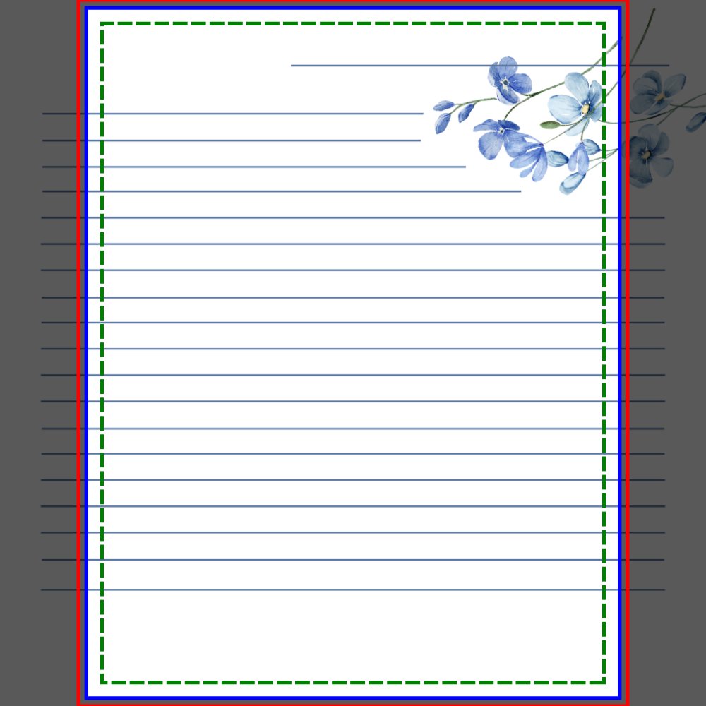 Elegant Dusty Blue Bridal Shower Recipe Card