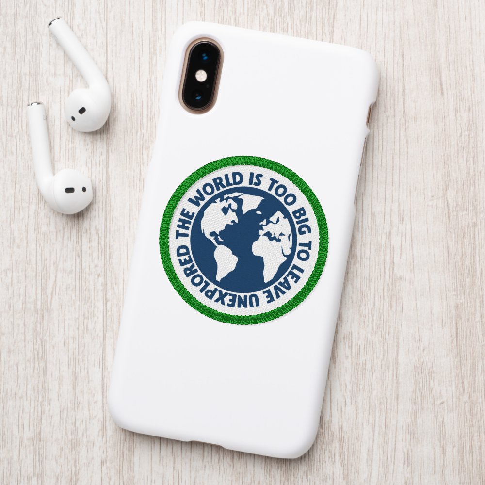 Explore The World Adventure Globe Patch