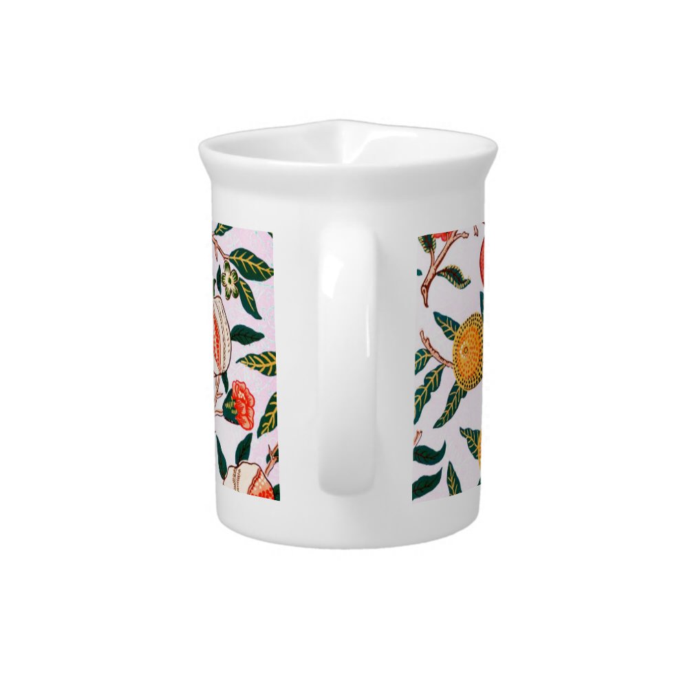 PORCELAIN PITCHER : WILLIAM MORRIS : POMEGRANATES