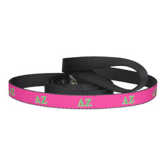 Delta Zeta Green Letters Pet Leash