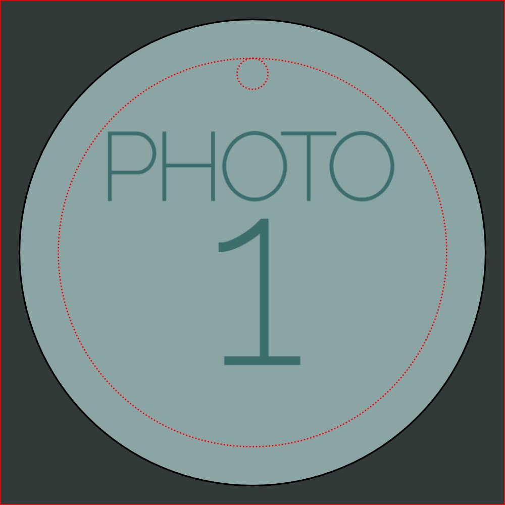 Create Your Own Collage with 4 Photos Wine Charm