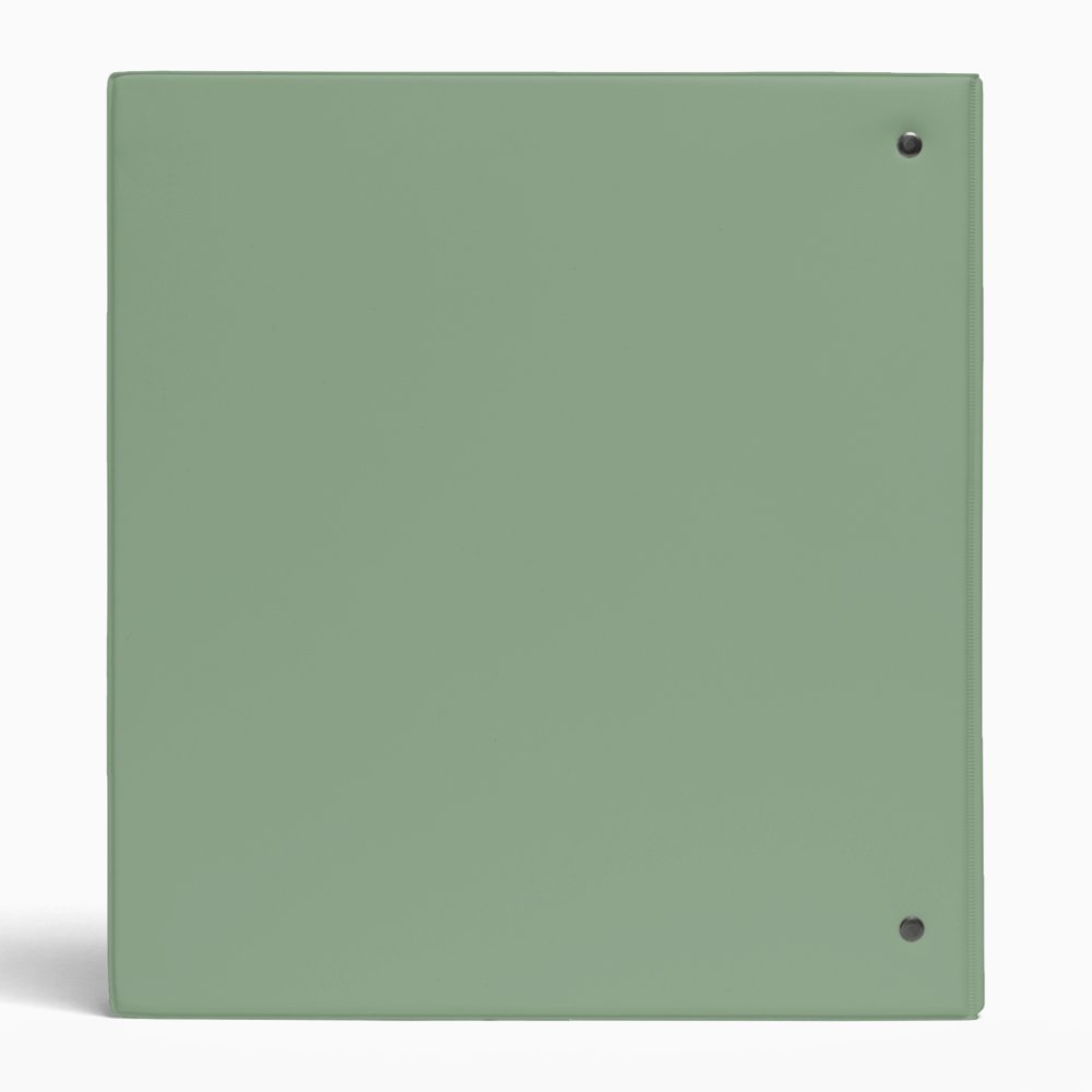 Modern Eucalyptus Botanical Bridal Shower Recipe 3 Ring Binder