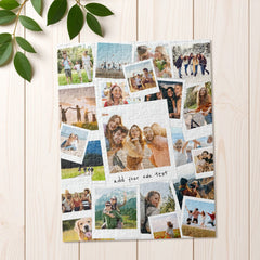 Modern Picture Scrapbook Photo Collage Jigsaw Puzzle