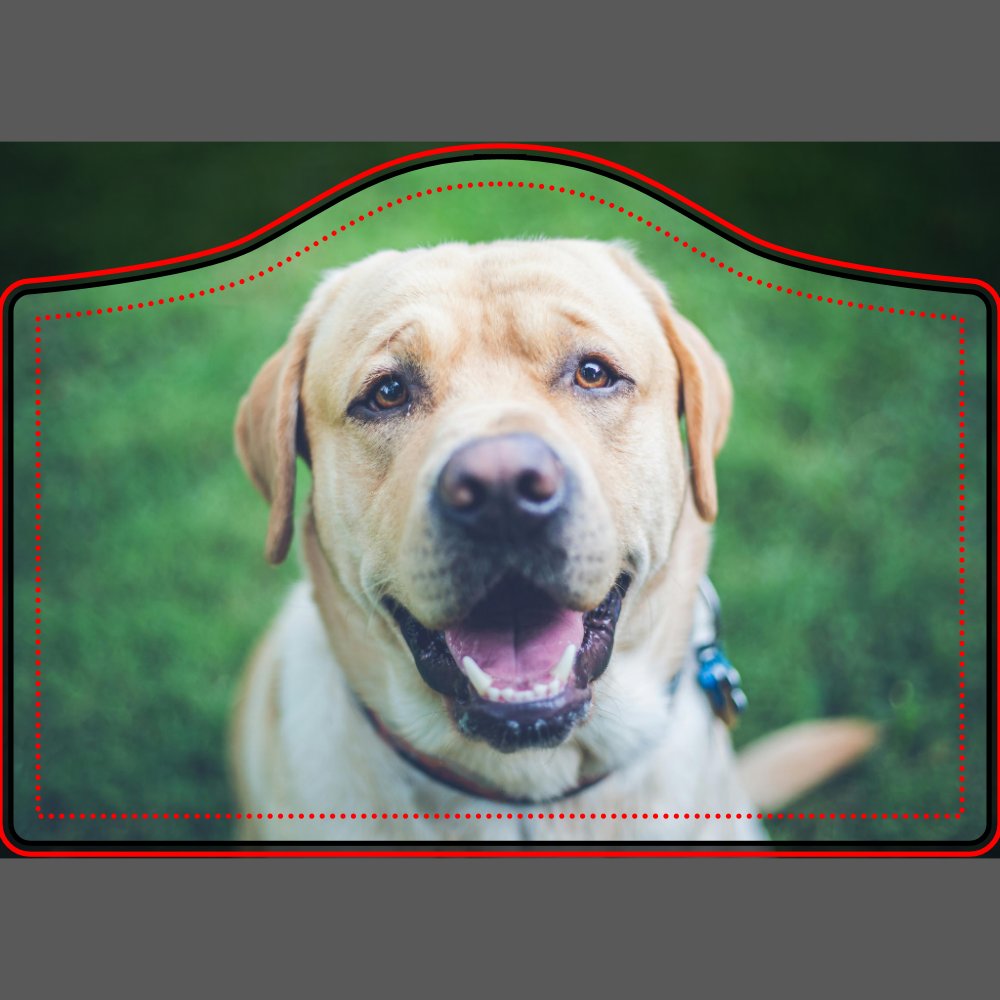 Personalized photo or art  door sign