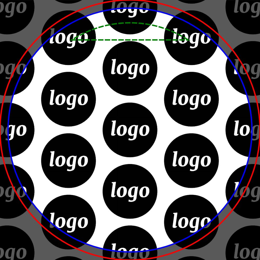 Logo Pattern Promotional Business Duffle Bag