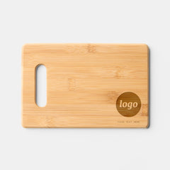 Simple Logo and Text Business Promotional Engraved Cutting Board