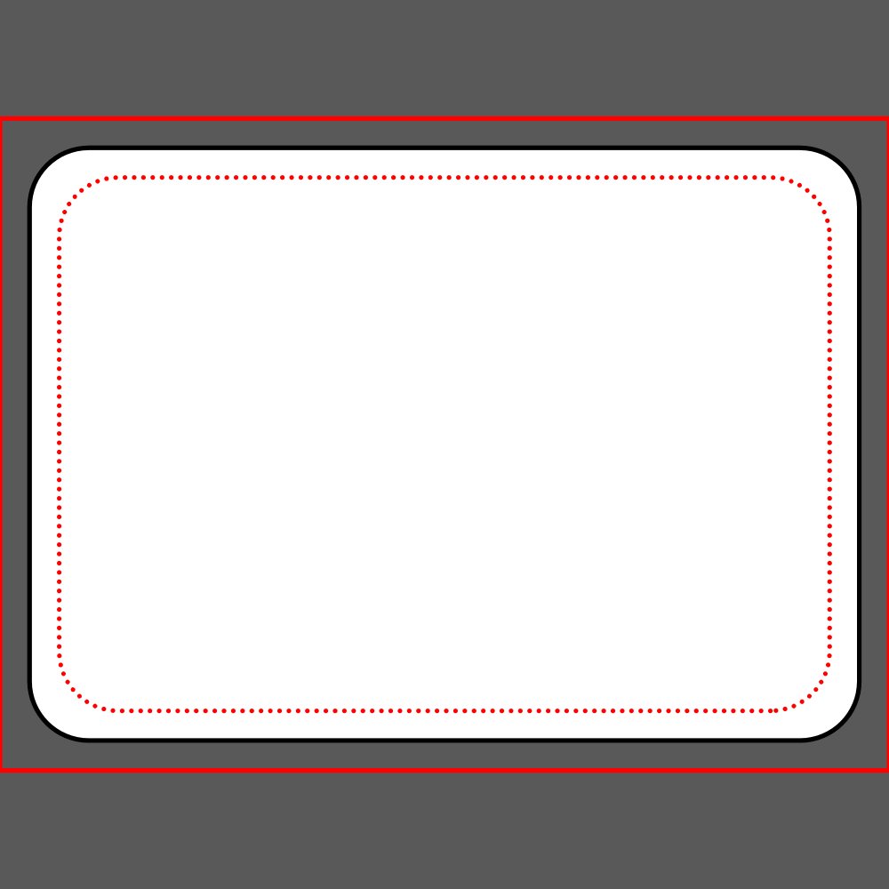 Amalfi Tile Summer Flat Place Card