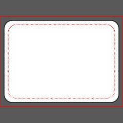 Amalfi Tile Summer Flat Place Card