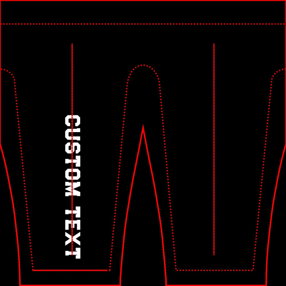 Create Your Own Custom Text Capri Leggings