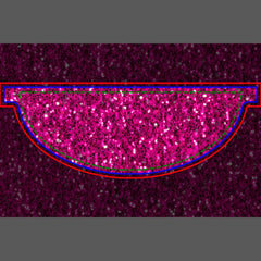 Hot pink sparkles faux glitter fanny pack