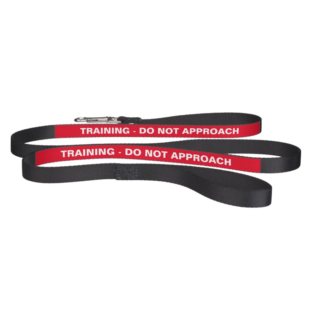 Training - do not approach leash