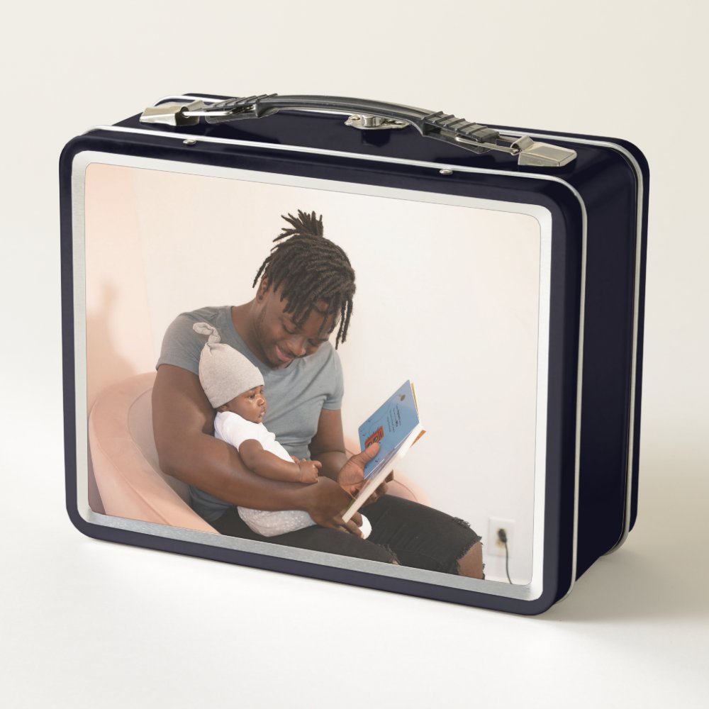 Unique personalized custom metal lunch box