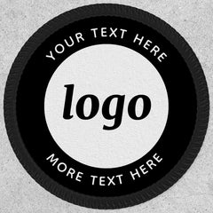 Simple Logo With Text Business Promotional Patch