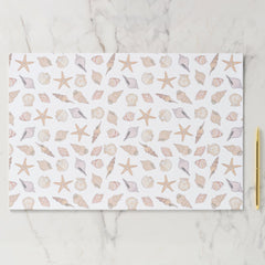 Seashells Paper Placemats, Beach Coastal Party Pad