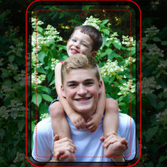 Two-sided custom photo car air freshener