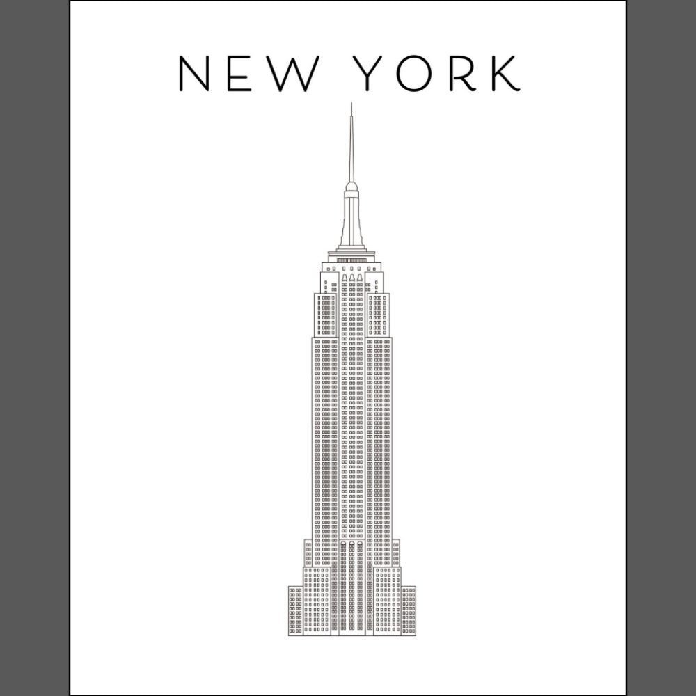 NEW YORK EMPIRE STATE  POSTER