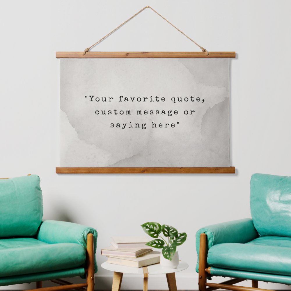 Create Your Own Quote Hanging Tapestry