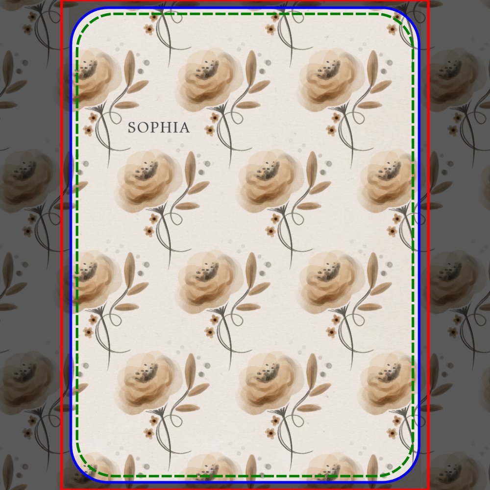 Boho Woodland Baby Blanket - Baby Shower Gift
