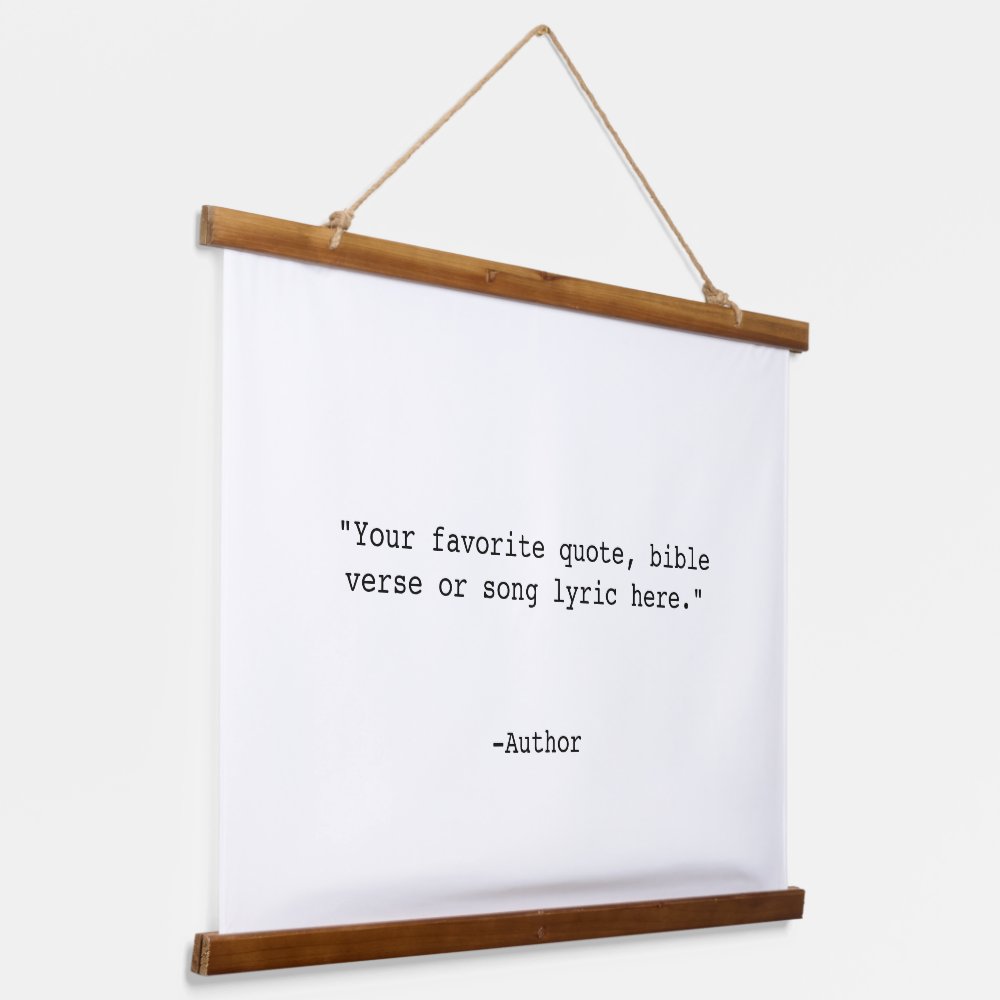 Create Your Own Quote Hanging Tapestry