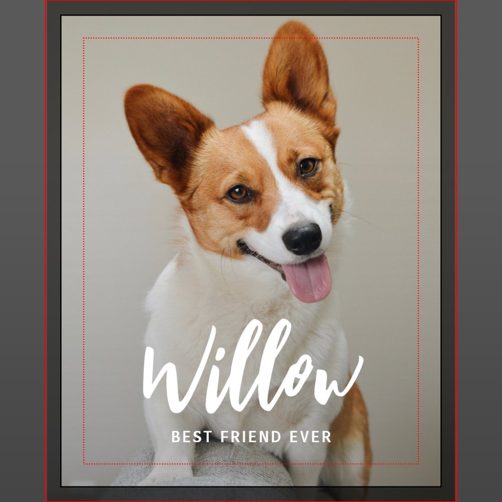 Beloved Caption Personalized Photo Wrapped Canvas Print
