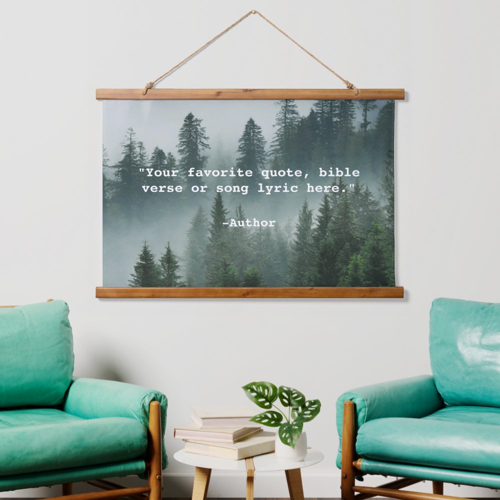 Create Your Own Quote Hanging Tapestry