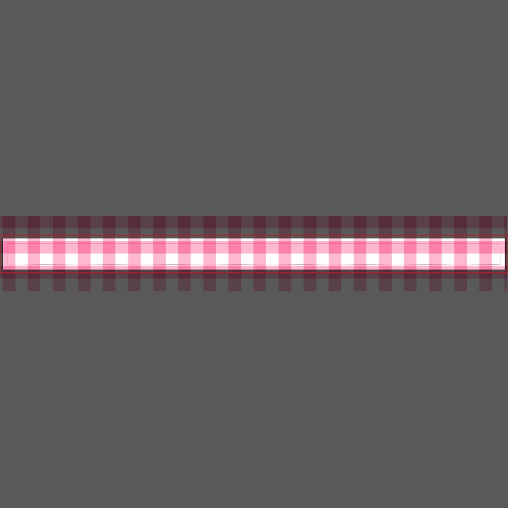 Cute Pink Gingham Pattern Pet Collar