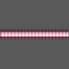 Cute Pink Gingham Pattern Pet Collar